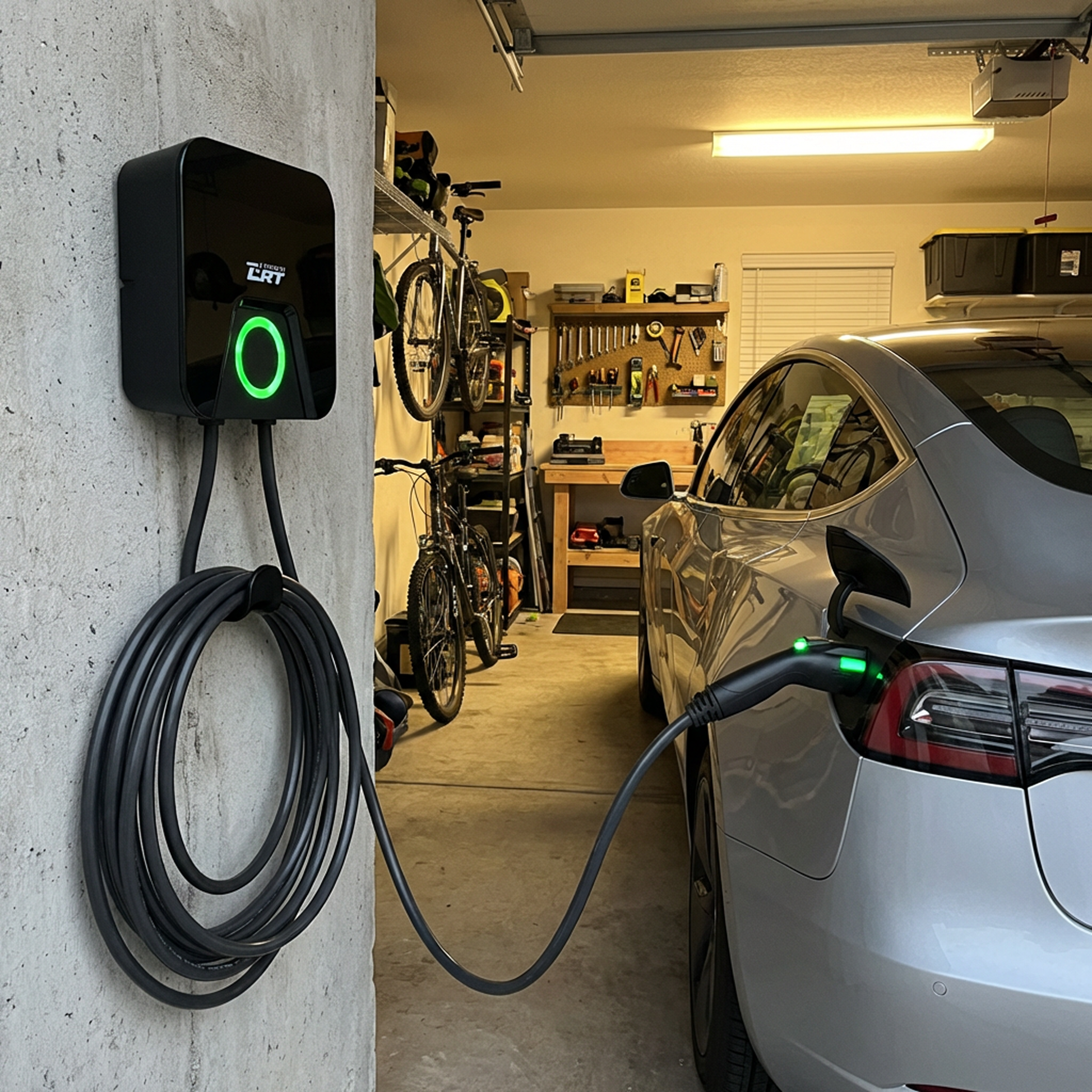 Electric vehicle charging at home